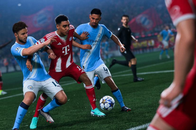 Jamal Musiala occupe la jaquette de FC 26 avec Jude Bellingham. (EA Sports)